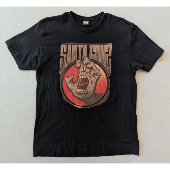 Santa Cruz Screaming Hand T-Shirt Black Size Large - Picture 1 of 5